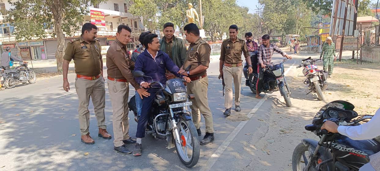 Vehicle checking campaign in the countryside, challan of 103