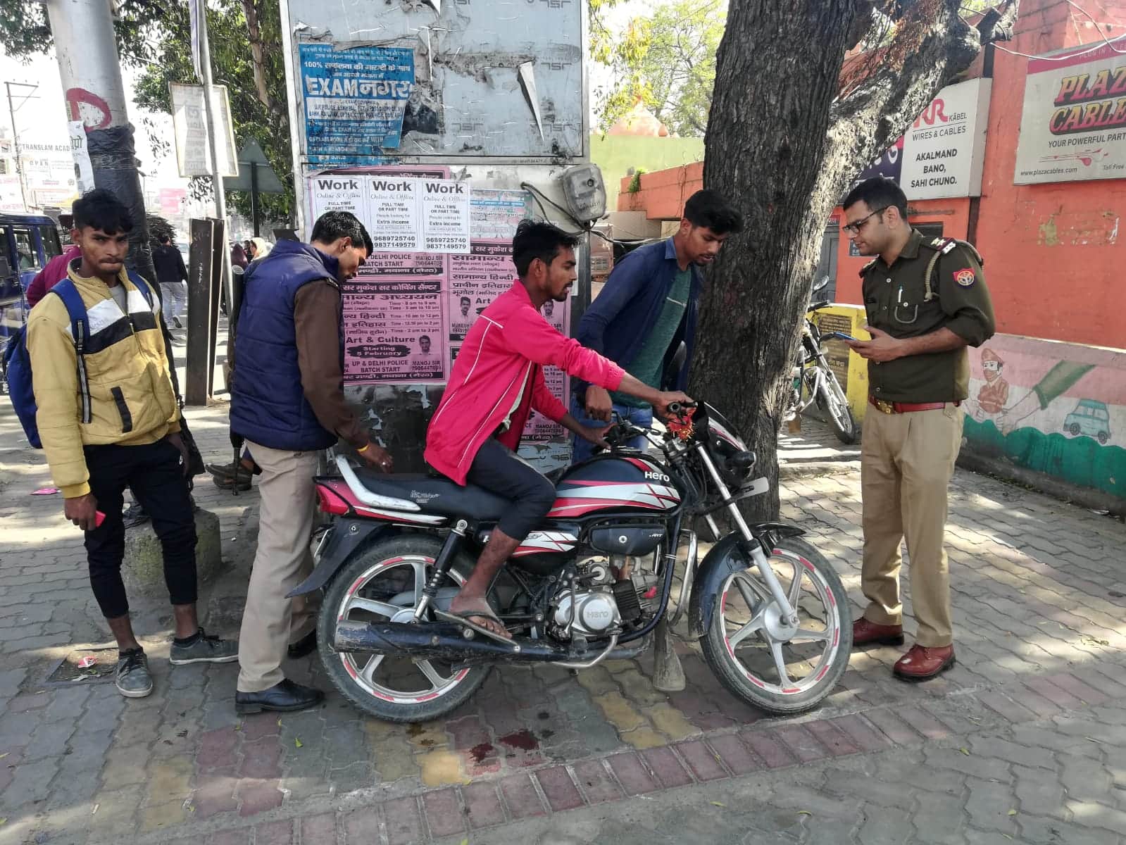 Vehicle checking campaign in the countryside, challan of 103
