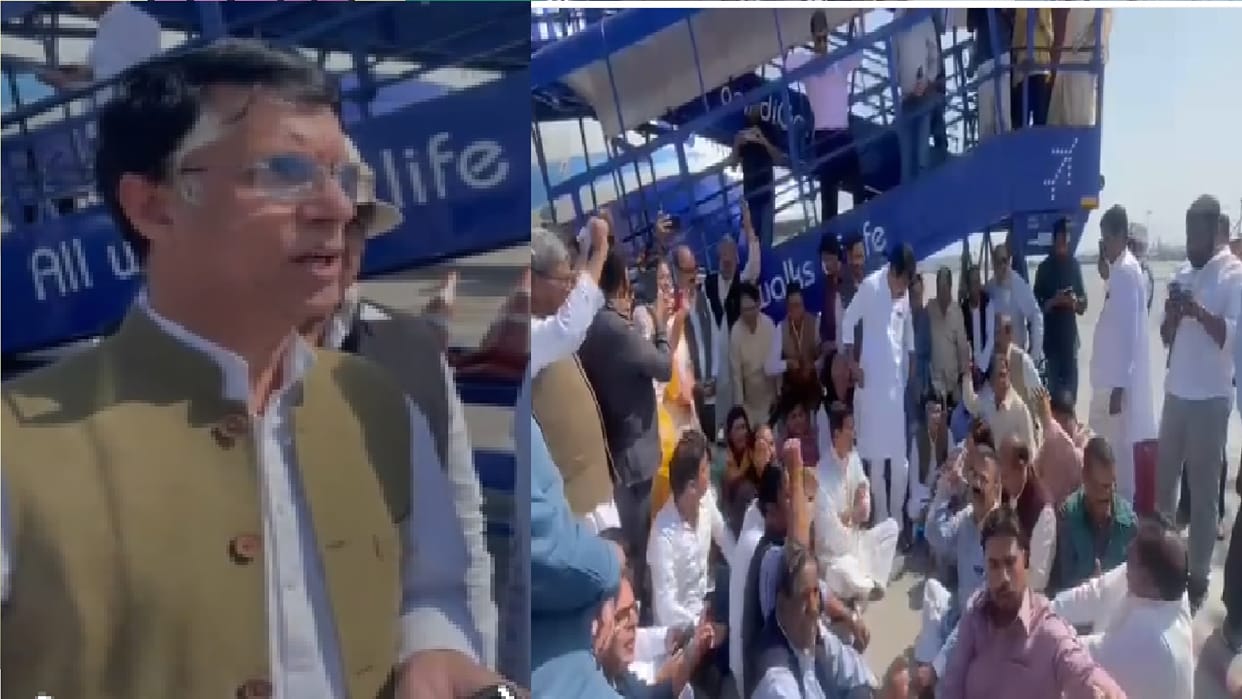 85th Congress convention 2023 Delhi Police stopped Pawan Kheda from coming to Raipur