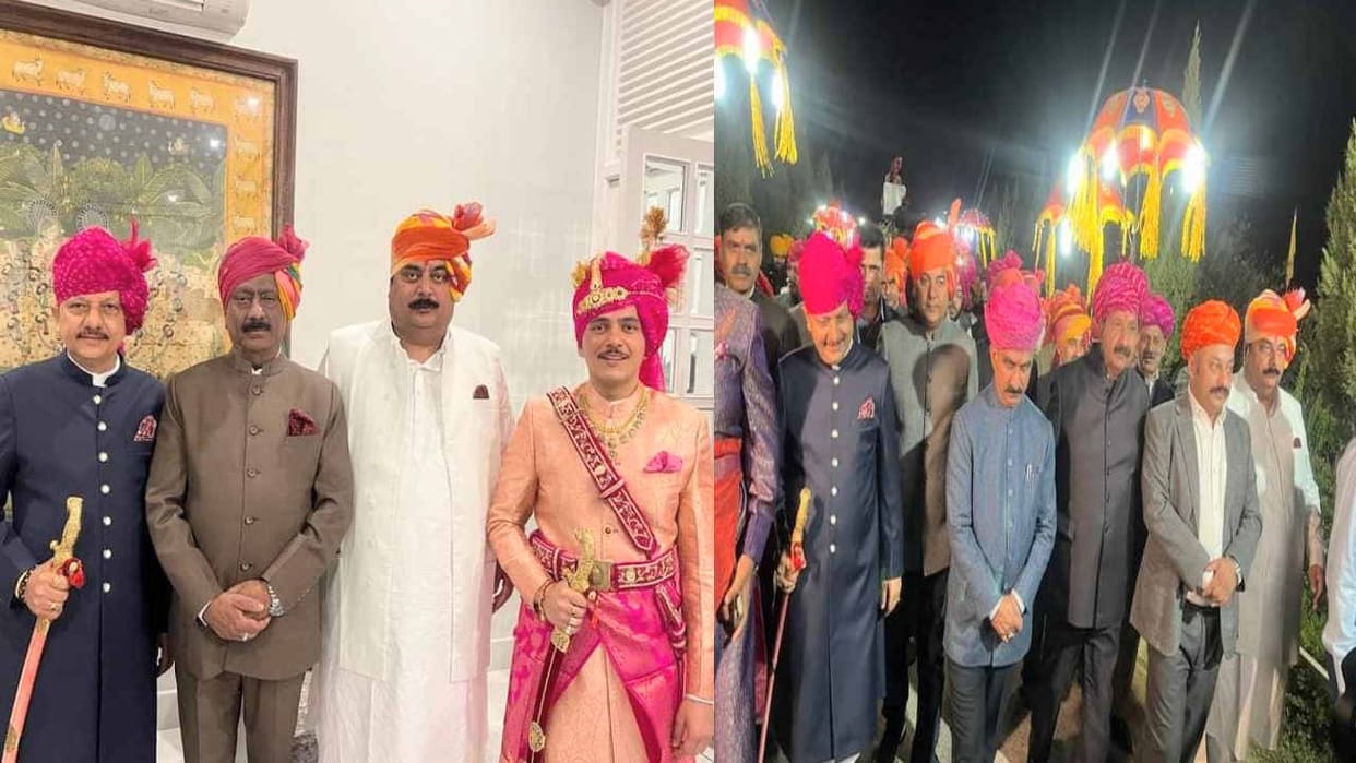 Many Congress leaders including CM sukhu went to Rajasthan for the marriage of MLA Rajendra Rana's son
