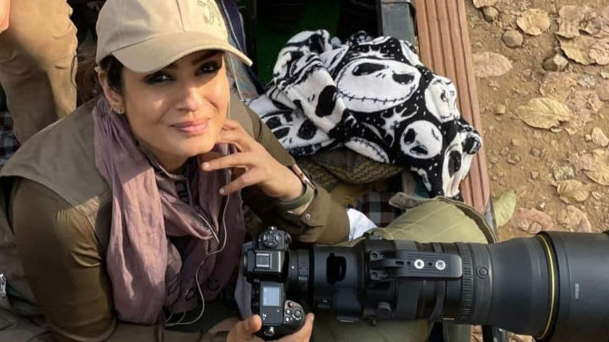 Actress Raveena Tandon reached Kanha Tiger Reserve, said- it is necessary to preserve forest-wildlife