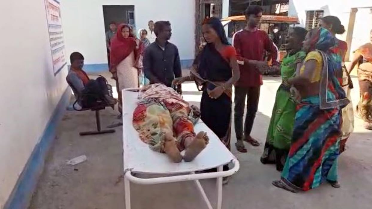 Bihar Woman Died in bike collision in Bihar Jamui