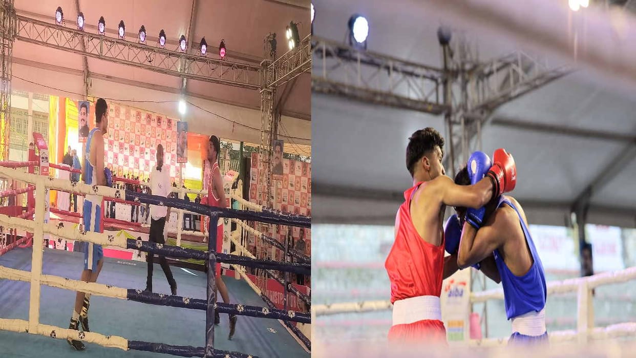 All India Boxing Competition: 130 players showing stamina in the ring, many boxers from Himachal lost on the s