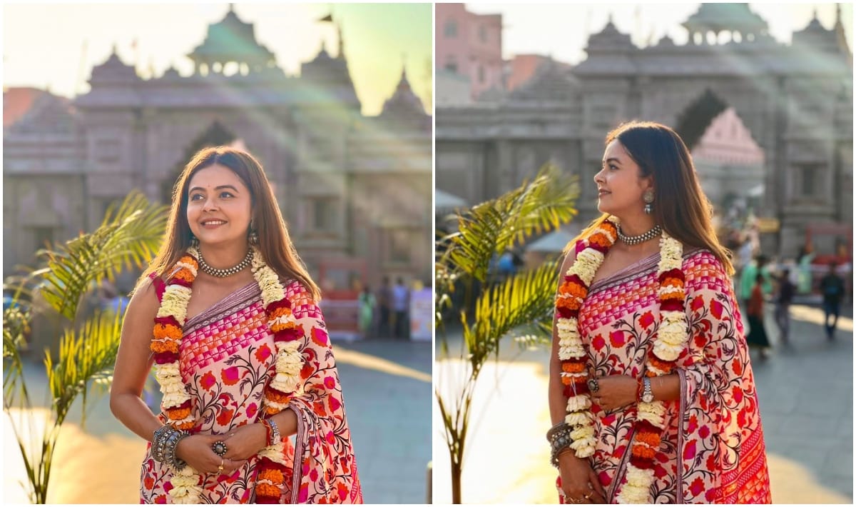 Gopi Bahu Devoleena Bhattacharjee reached varanasi Kashi Vishwanath temple after marriage,