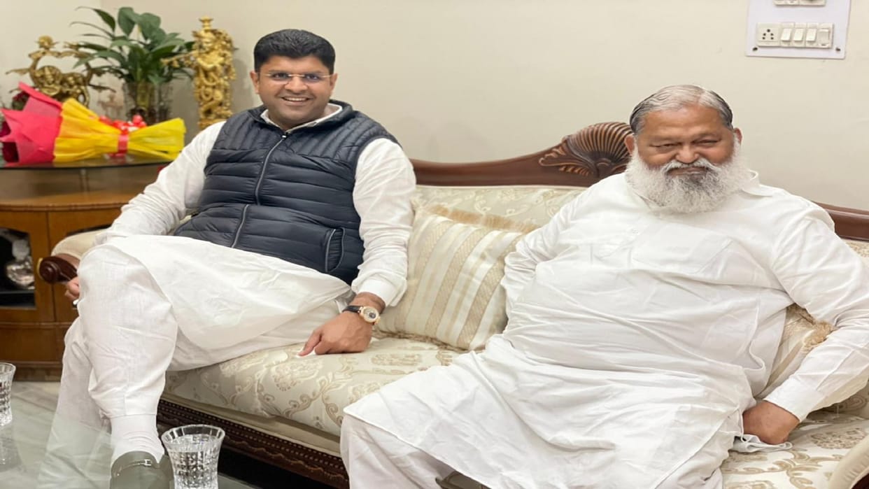 Deputy CM Dushyant Chautala arrived in Ambala to know condition of Home Minister Anil Vij