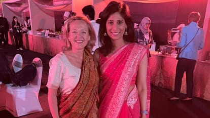 G20 meeting imf deputy md gita gopinath share image with world leaders in bengaluru