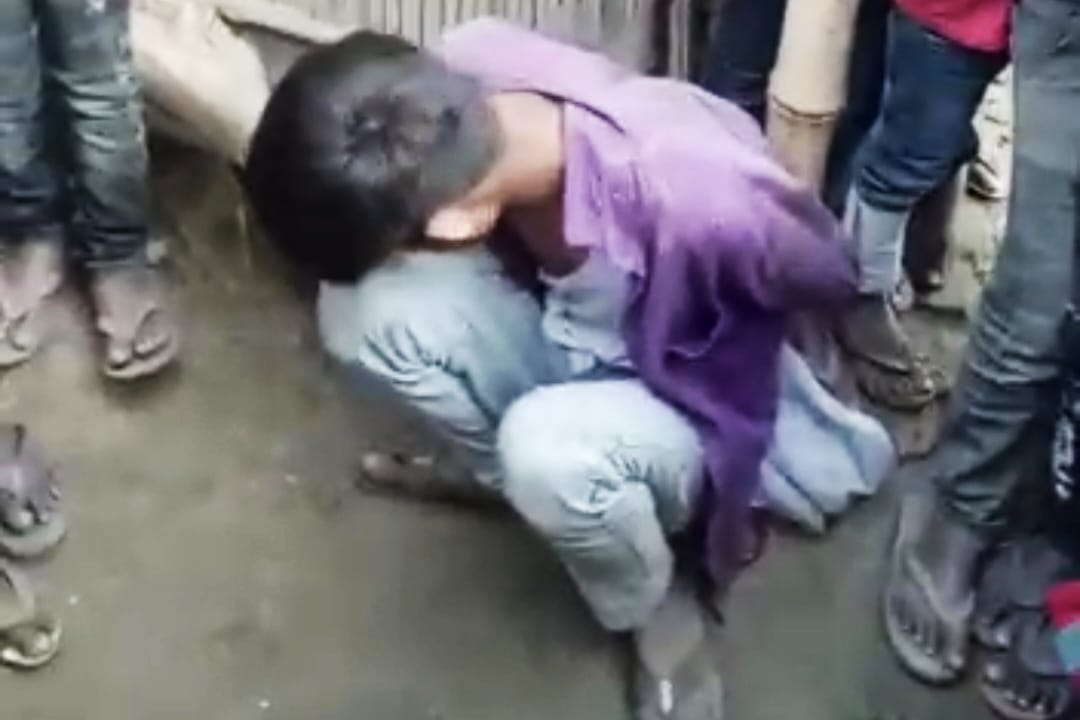 Bihar: Goat thief was punished by the mob, the police does not know