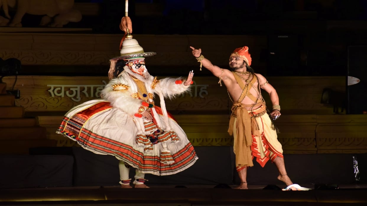 On fifth day of Khajuraho Dance Festival there was a sense of joy in rhythmic movements of dance in Khajuraho