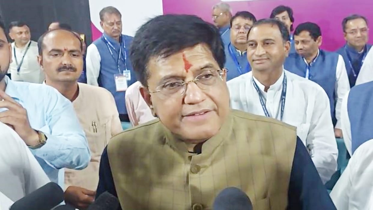 Minister Piyush Goyal reached Bhilwara, targeted the government