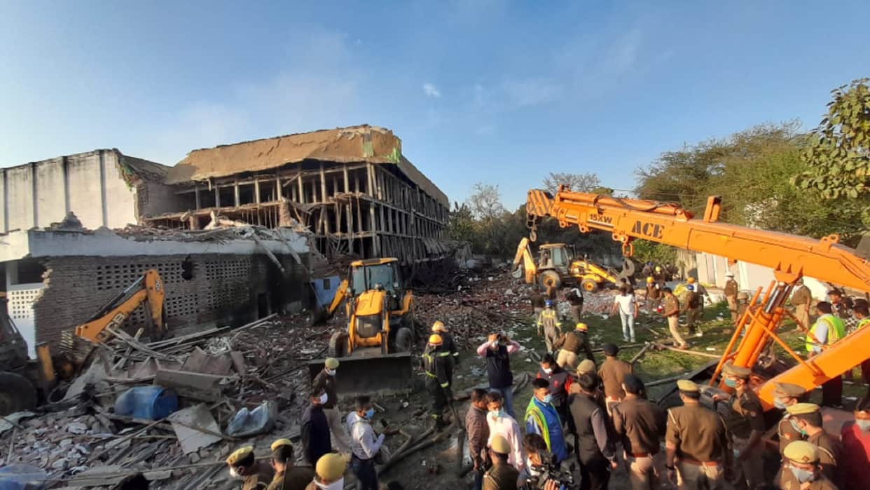Meerut cold store accident: dilapidated building of former BSP MLA will be demolished