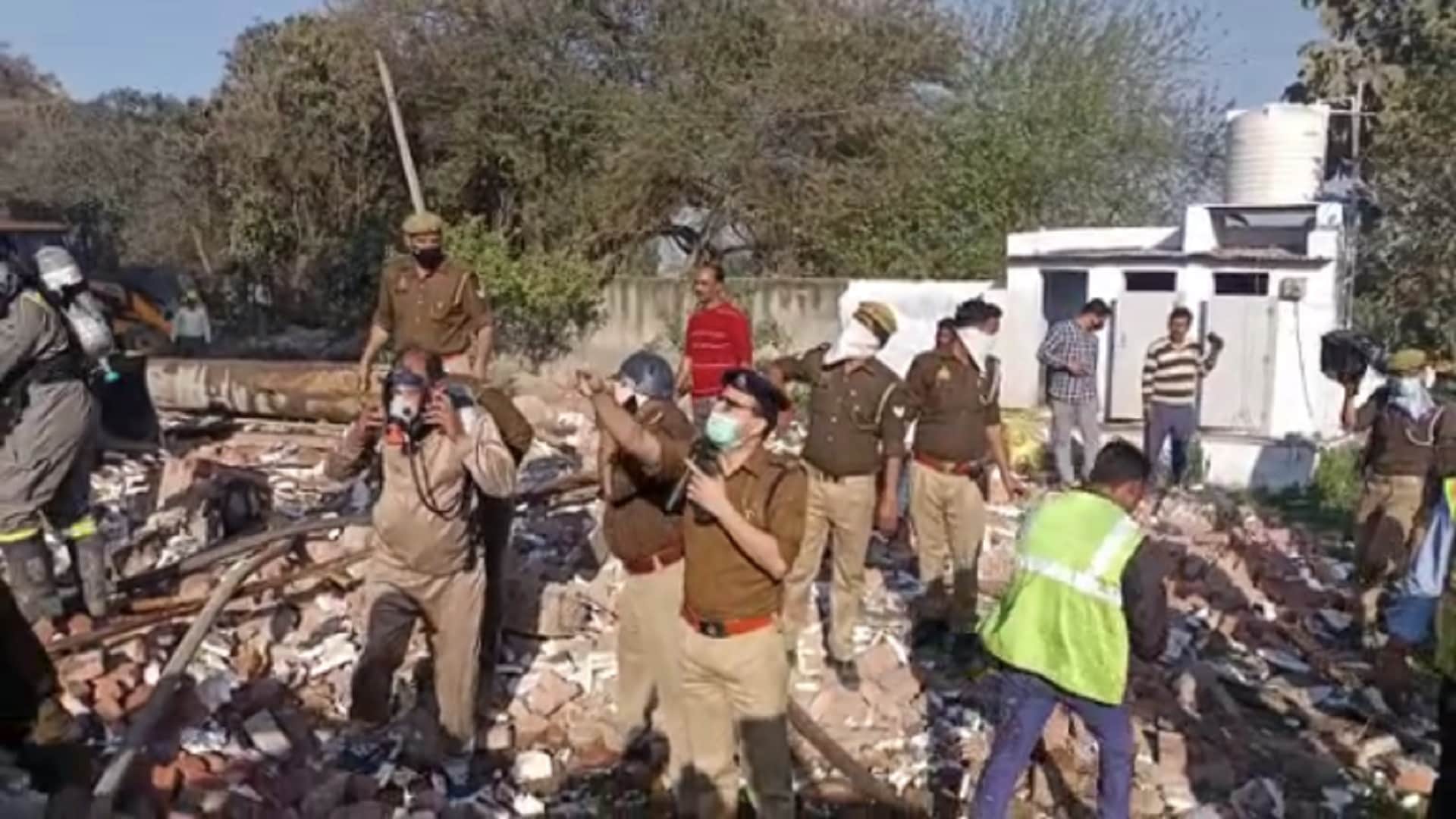 Boiler Explodes in Cold Storage of Former BSP MLA in Daurala of Meerut district and see photos