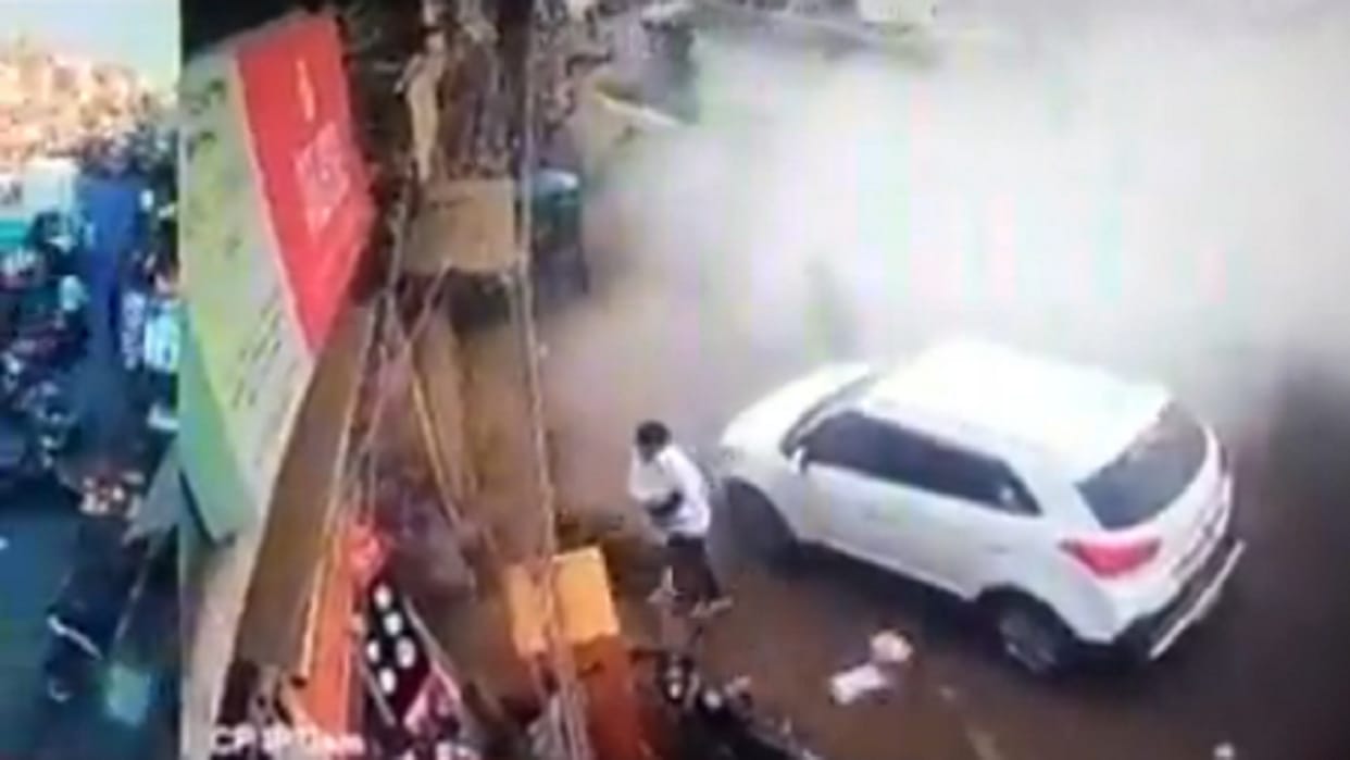 CCTV footage of the murder of Raju Pal murder witness Umesh Pal surfaced