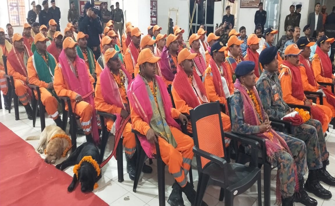 NDRF team returned from Turkey to varanasi after carrying out Operation Dost
