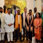 शिष्टाचार मुलाकात कर मंत्रियों और अधिकारियों ने विकास कार्यों की प्रगति की जानकारी दी