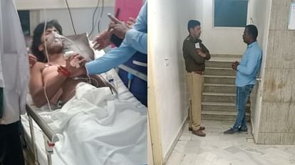 Panipat: पिता कर रहा था बंदूक साफ, बेटा कर रहा था पढ़ाई, बंदूक से चली गोली, छत से टकराकर बेटे को लगी अस्पताल में उपचाराधीन घायल। पिता से जानकारी लेती पुलिस।