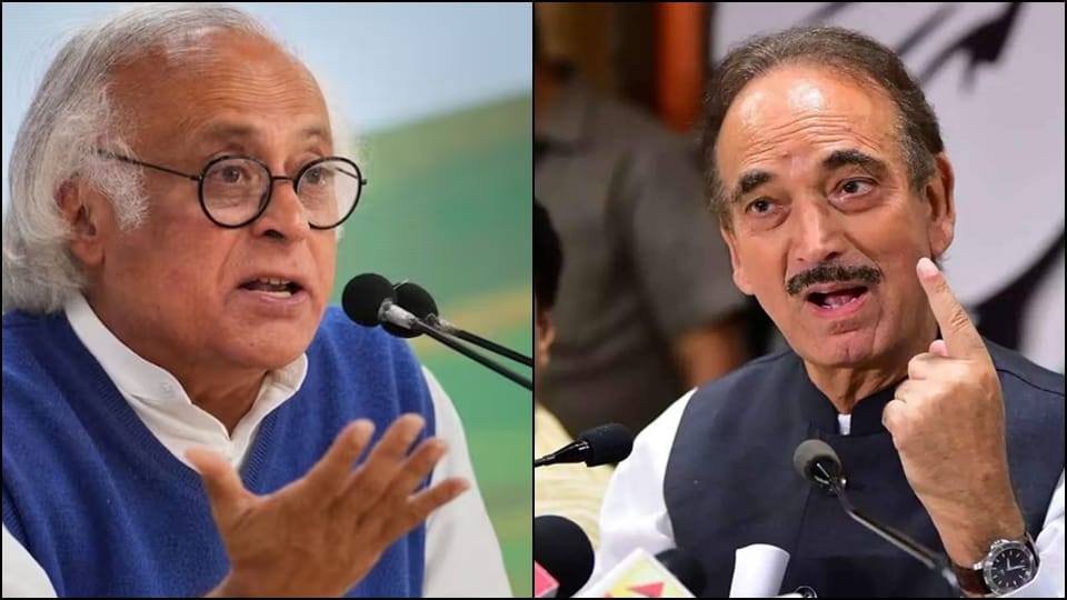 Ghulam Nabi Azad serves defamation notice to Jairam Ramesh
