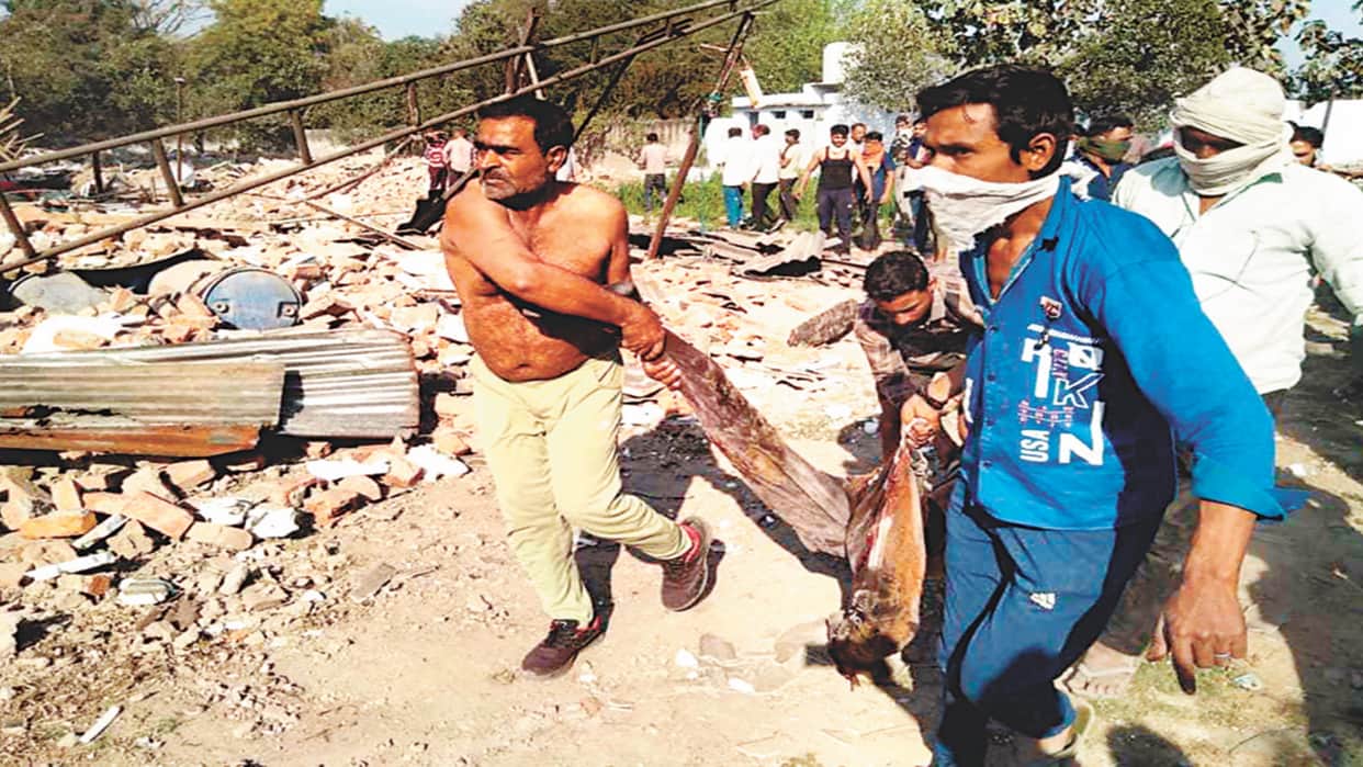 death in cold storage: workers was Screaming after the explosion, seven lives died in the debris