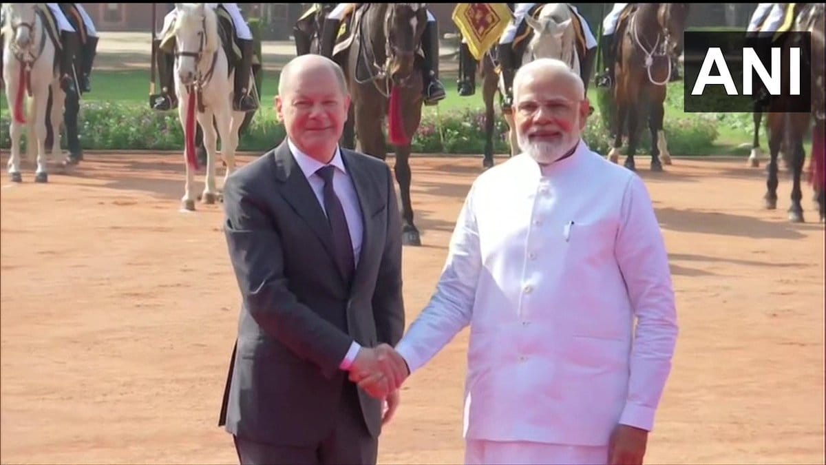 German Chancellor Olaf Scholz India visit meet PM Narendra Modi discussion on Russia Ukraine War Indo Pacific