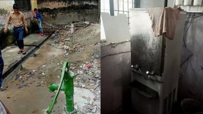 Heaps of dirt in hostel of Sparsh State Blind Boys Inter College