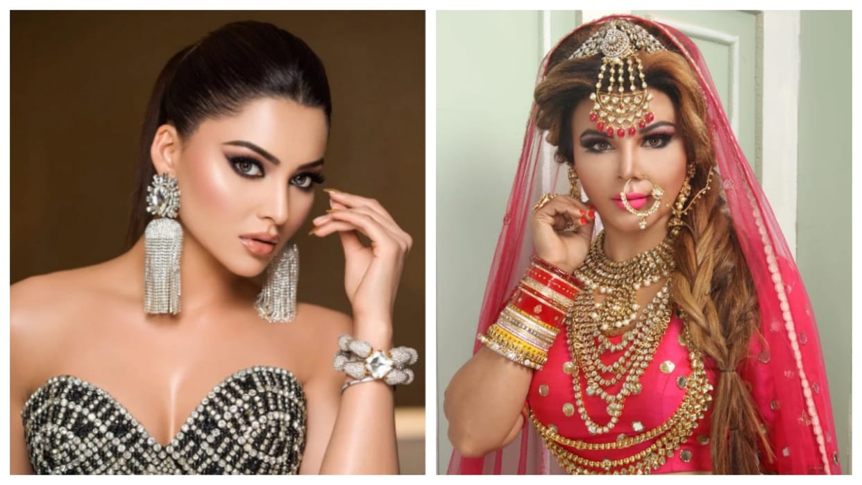 Urvashi Rautela Trolled Pak Cricketer Naseem Shah Rakhi Sawant Bridal Look viral Top 10 entertainment news