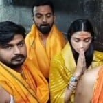 महाकाल मंदिर में केएल राहुल-अथिया शेट्टी