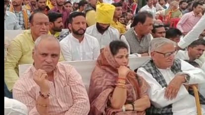 जागृति यात्रा के प्रदर्शन में शामिल हुए अरुण यादव और कृष्णा गौर