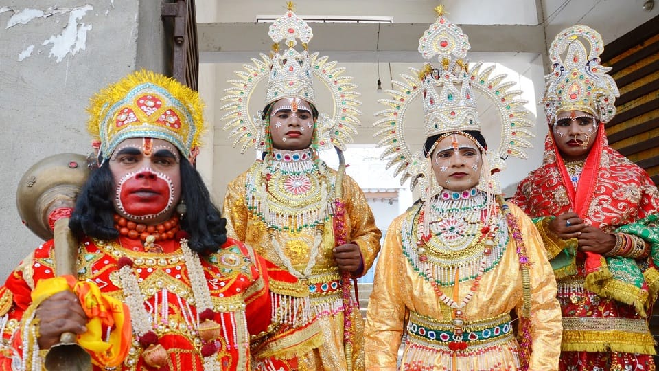 Historical Ramlila is organized on Holi in Bareilly