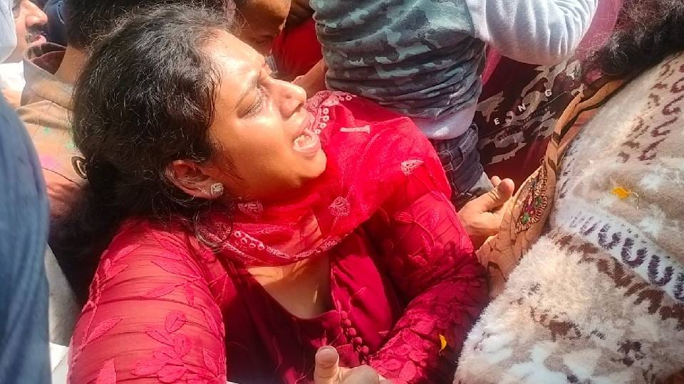 Devotees thronged Banke Bihari temple in Mathura to have darshan of deity