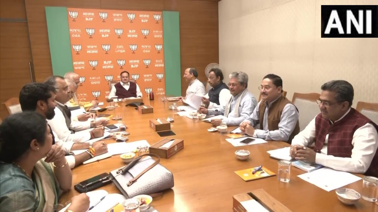 BJP national general secretary meeting chaired by party chief JP Nadda, underway at BJP Headquarters in Delhi