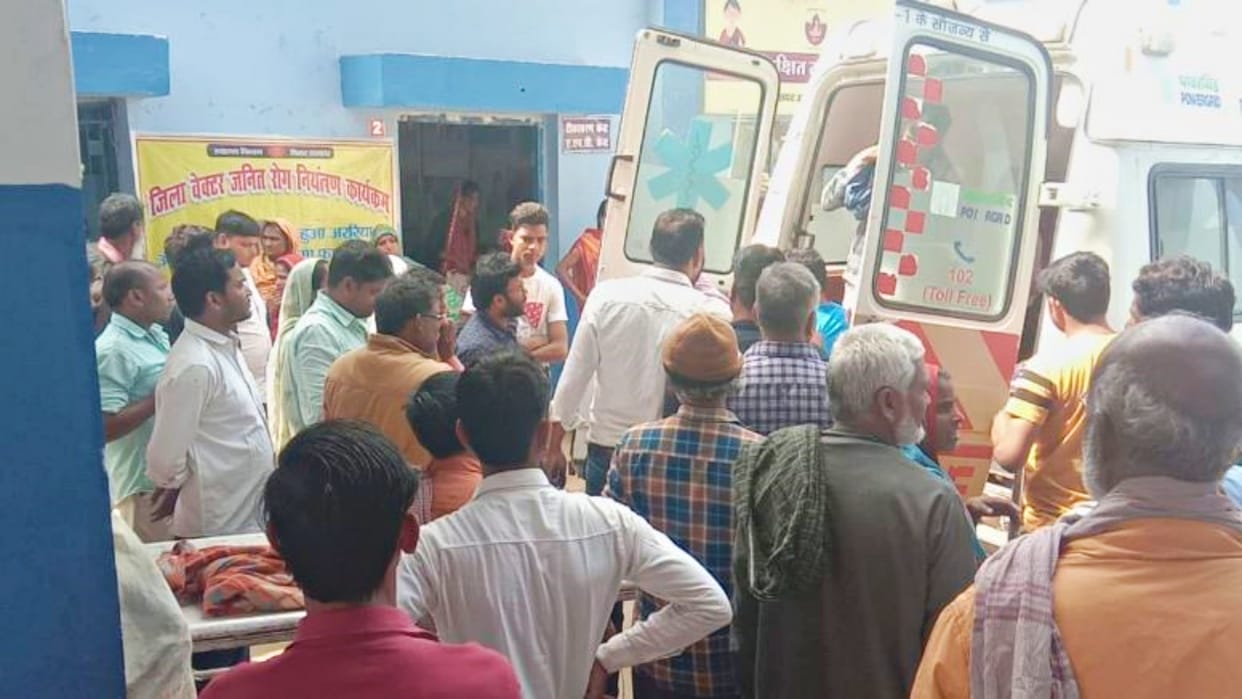 Five year old innocent died in a road accident at Denga Chowk
