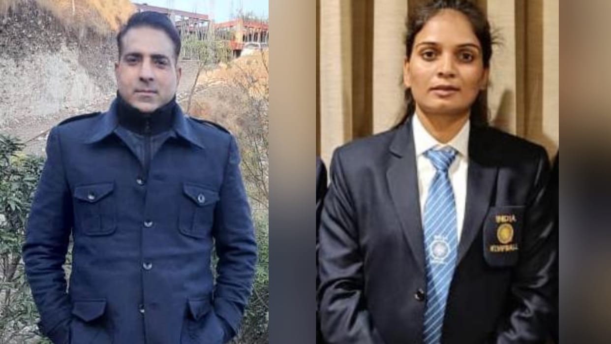 International Korfball Federation selected vinod thakur and Indubala as referee