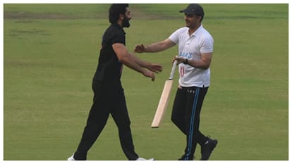 Ranbir Kapoor spotted with Sourav Ganguly at Eden Gardens for the promotion of Tu Jhoothi Mai Makkar Film