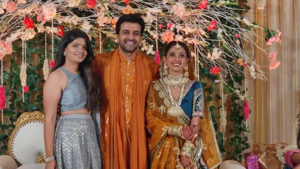 Sacchin Shoff tied knot with chandani see taarak mehta ka ooltah chashmah actor wedding photos