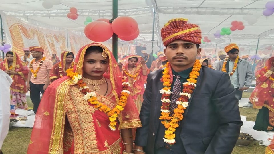 36 couples got married and 14 got nikah in a mandap
