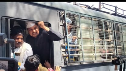 आप का भोपाल में प्रदर्शन