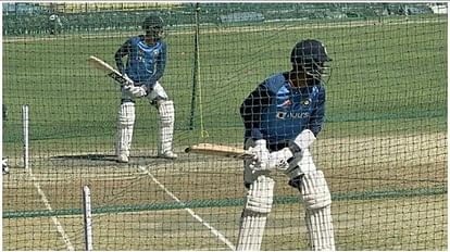 IND vs AUS 3rd Test: ओपनिंग के लिए शुभमन और राहुल में जंग, रोहित-द्रविड़ ने एकसाथ लिया दोनों का टेस्ट, PHOTOS शुभमन गिल और राहुल बैटिंग प्रैक्टिस करते हुए