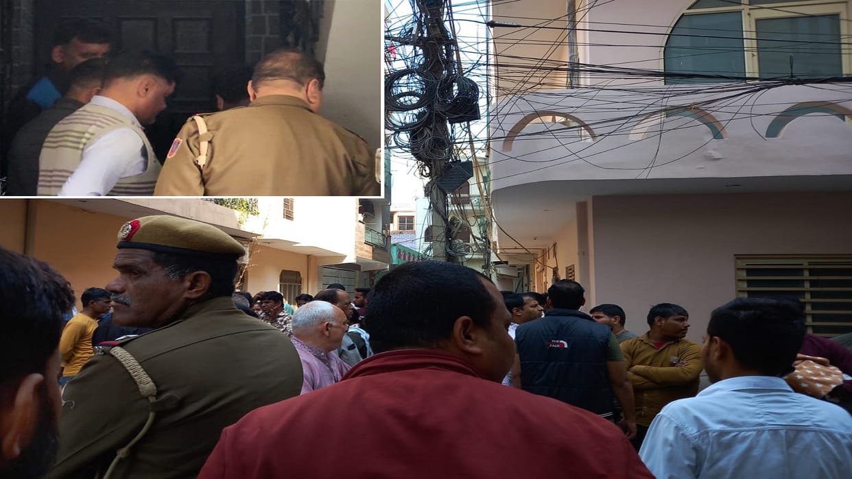 Wife and two sons were stabbed with a knife wearing gloves in Delhi