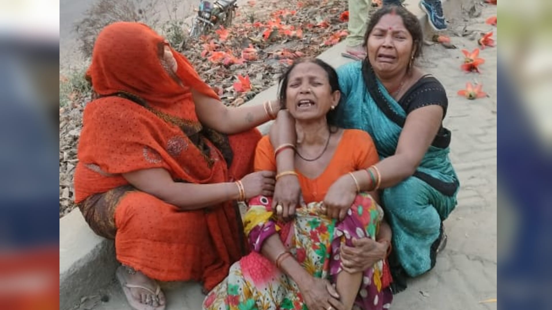 woman killed husband and two son in gorakhpur