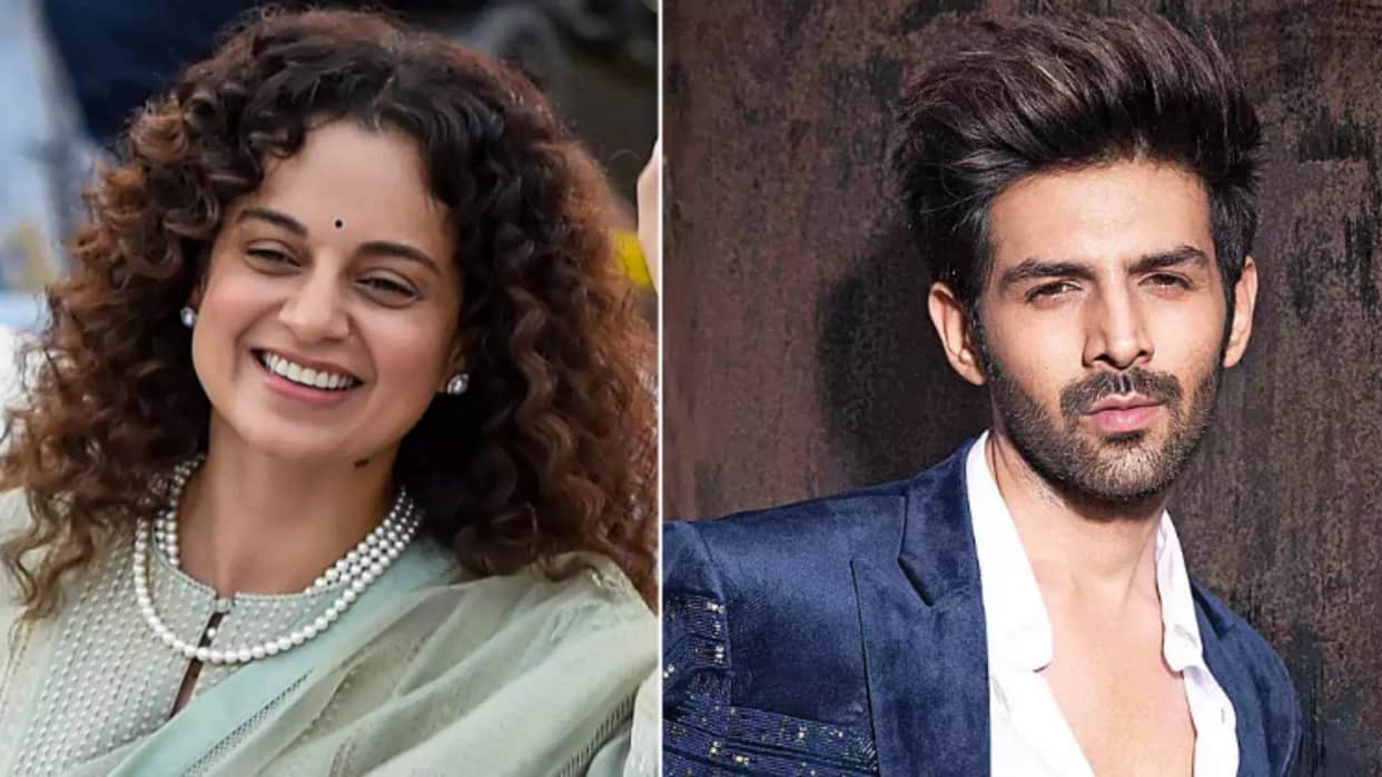 Kartik Aaryan React On Kangana Ranaut Self Made Tweet Shehzada Actor Said Thank you to her