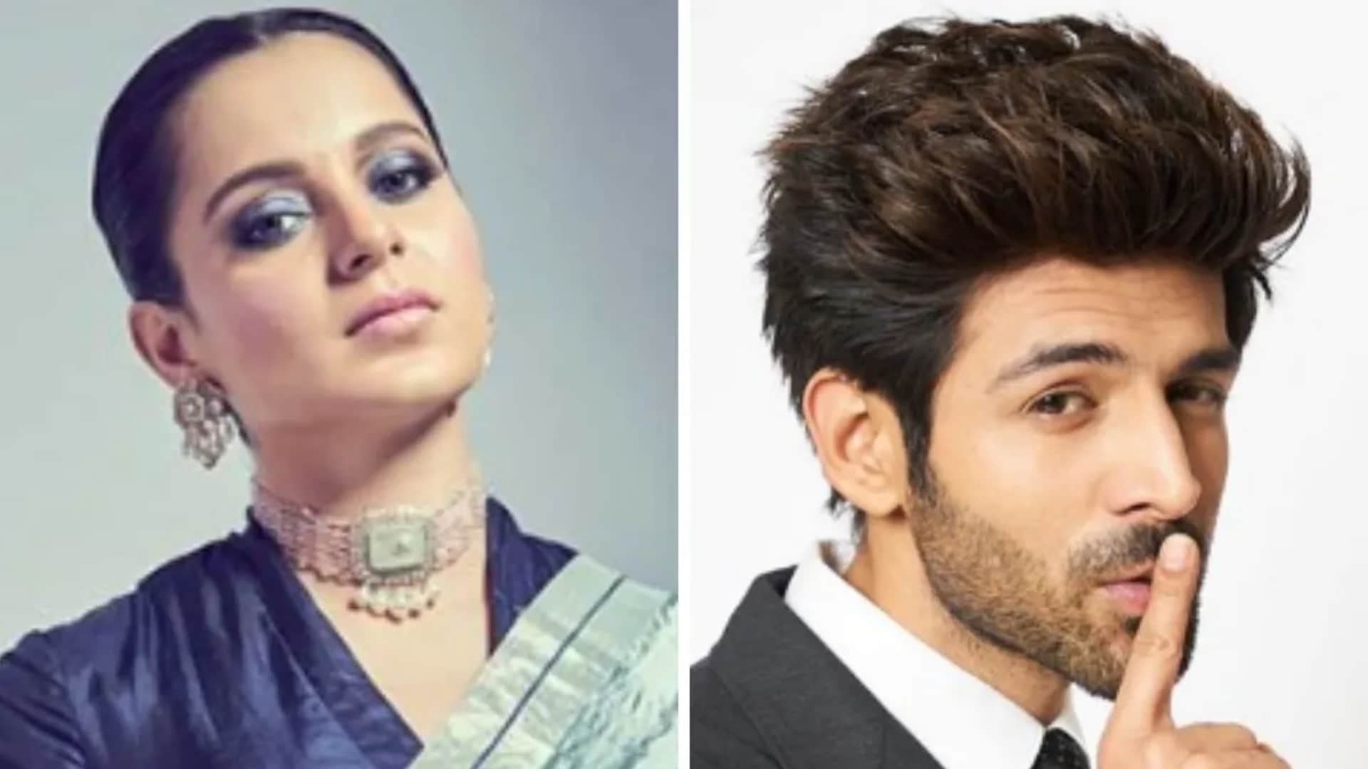 Kartik Aaryan React On Kangana Ranaut Self Made Tweet Shehzada Actor Said Thank you to her
