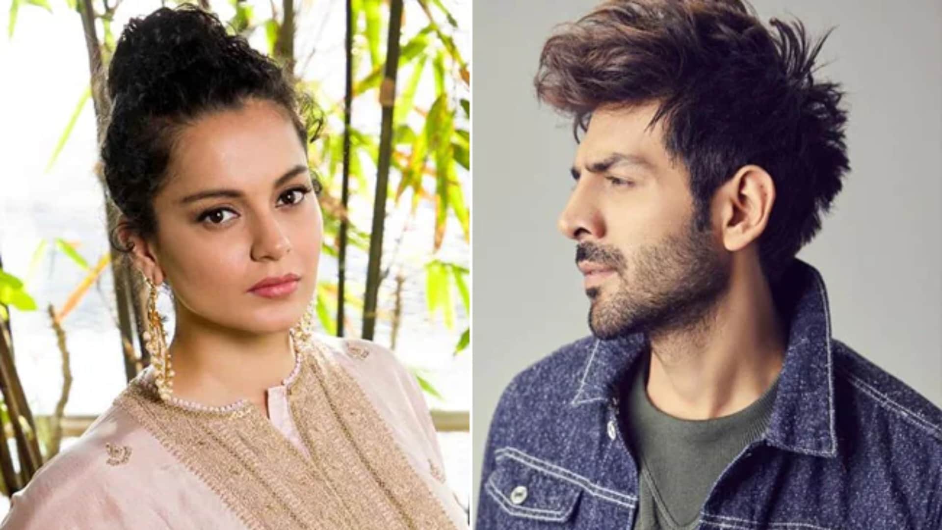 Kartik Aaryan React On Kangana Ranaut Self Made Tweet Shehzada Actor Said Thank you to her