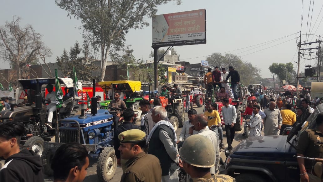 Saharanpur: Mahapanchayat today, farmers will roar at the police station for various demands