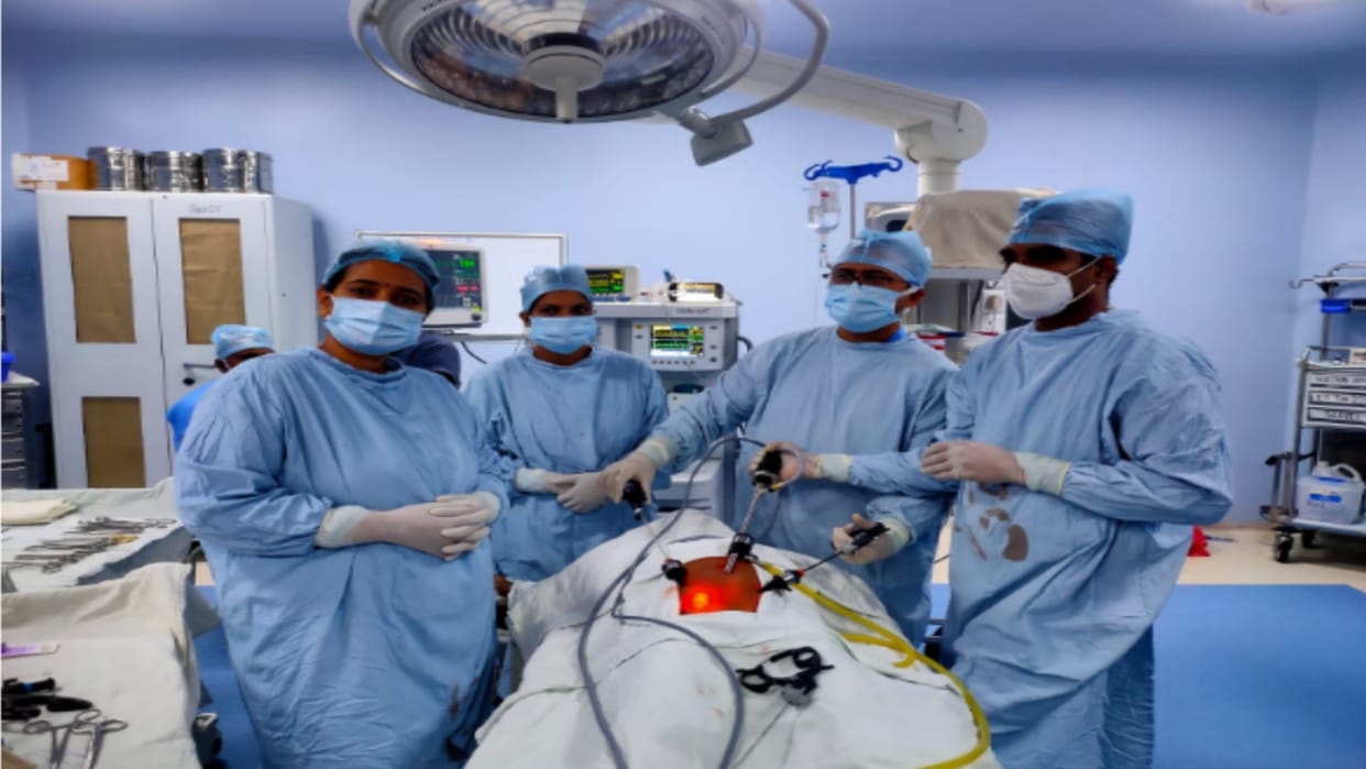 Meerut Medical College: Laparoscopic surgery for the first time in the Department of Pediatric Surgery