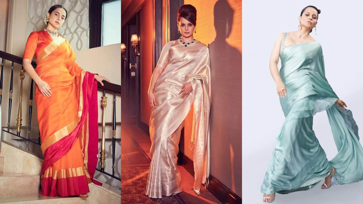 Fashion best saree looks of Kangana Ranaut see photos