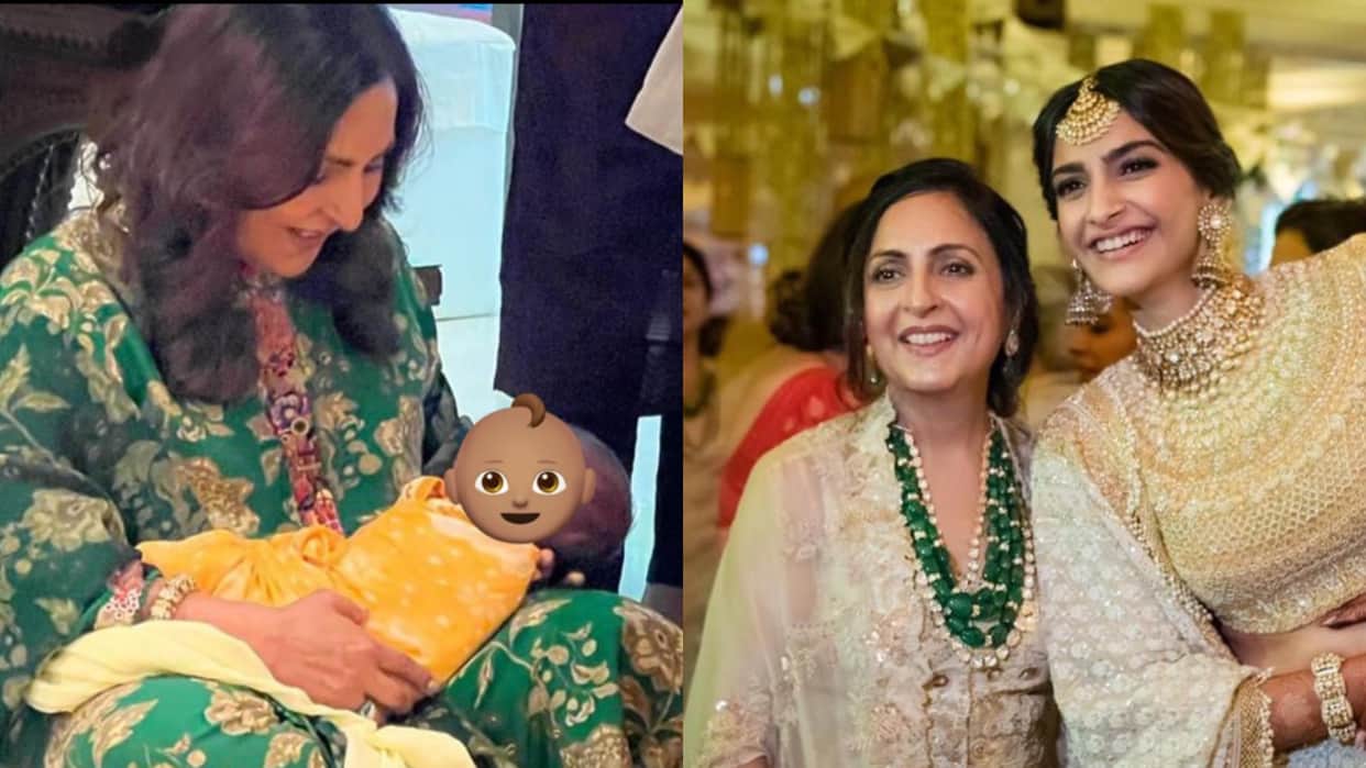 Sonam Kapoor Share Some Photos Of Mother in Law Priya Ahuja On Her Birthday With Son Vayu