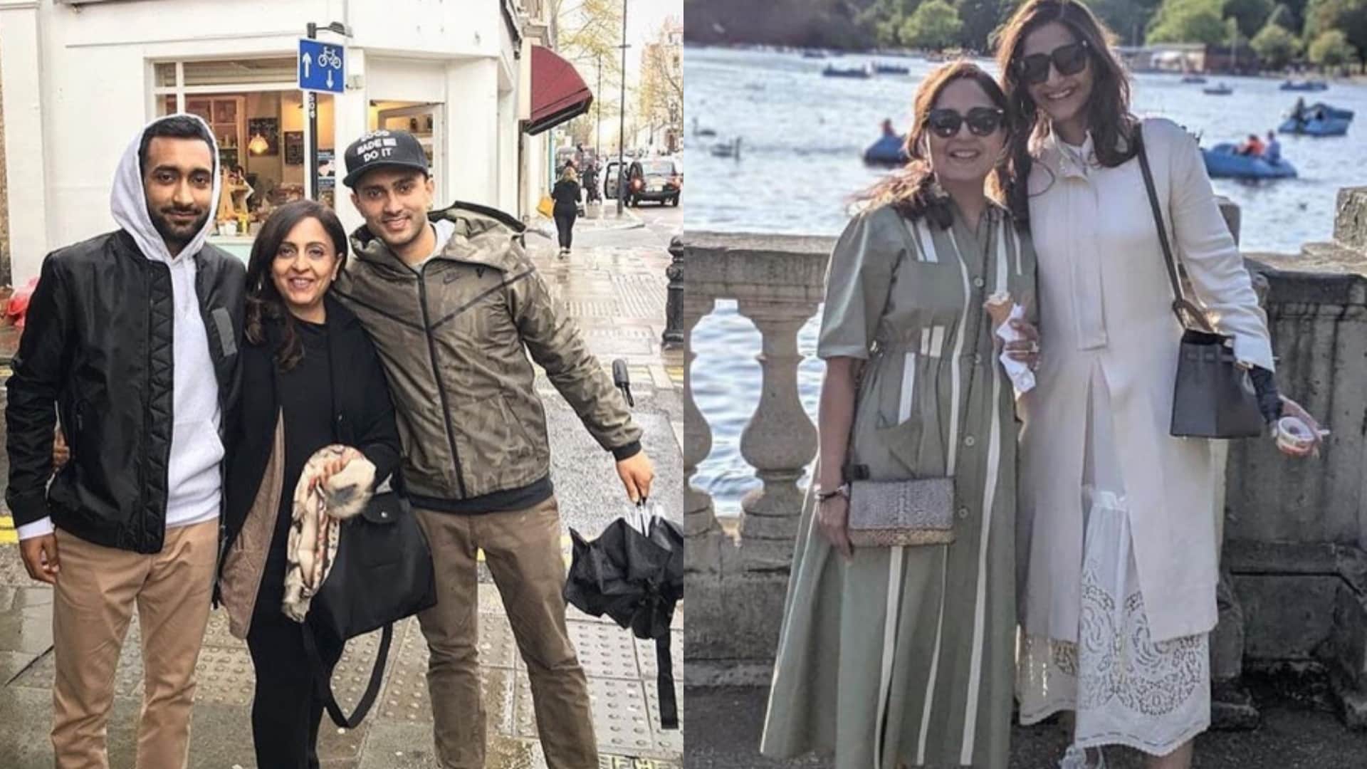 Sonam Kapoor Share Some Photos Of Mother in Law Priya Ahuja On Her Birthday With Son Vayu