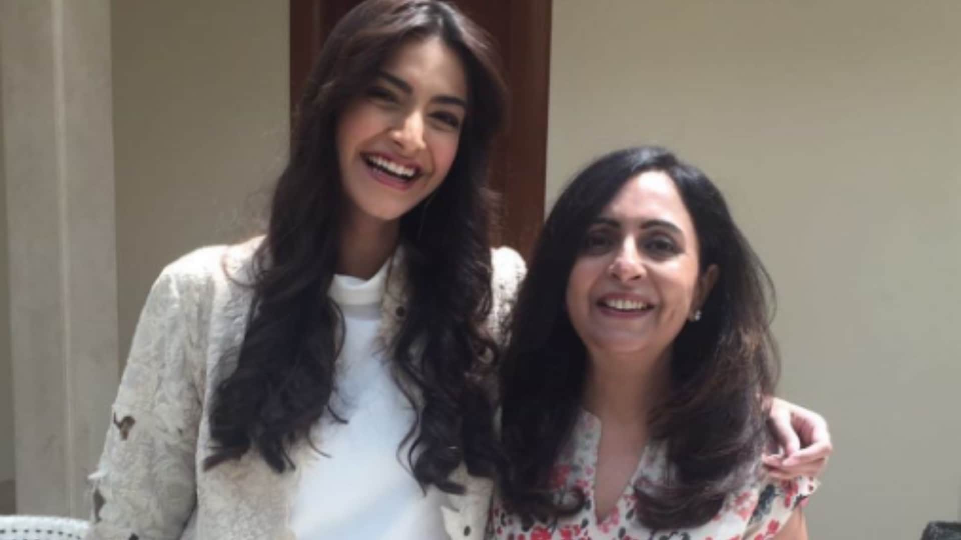 Sonam Kapoor Share Some Photos Of Mother in Law Priya Ahuja On Her Birthday With Son Vayu