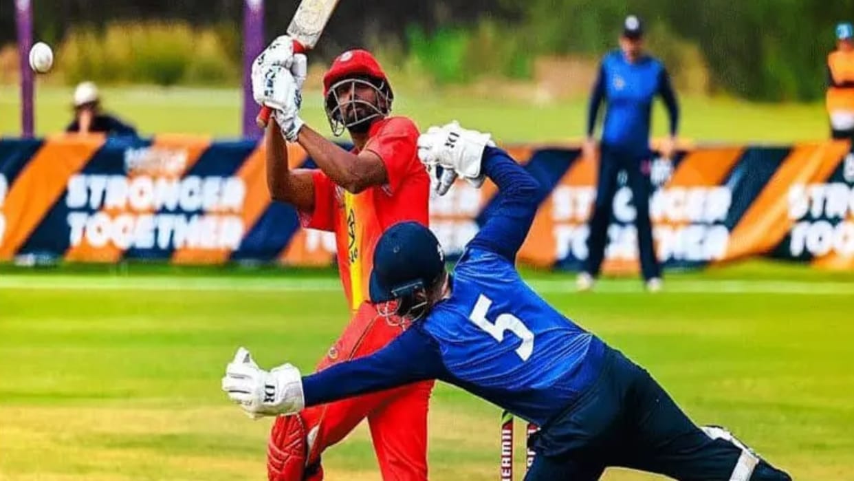 Spain created history by chasing the target in just two balls against Isle of Man' team
