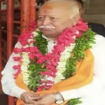 विंध्याचल में संघ प्रमुख मोहन भागवत (फाइल)