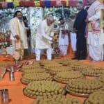 देवरहा हंस बाबा आश्रम में संघ प्रमुख मोहन भागवत